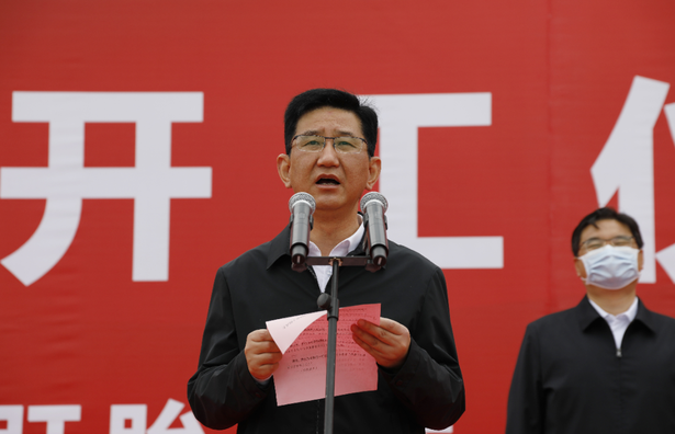 20220501环洪泽湖公路盱眙段（官滩—盱城）项目开工3.png
