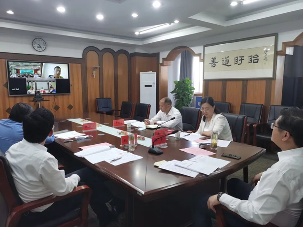 县领导视频连线推动产业项目签约